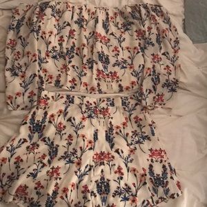 Pac Sun Floral Set